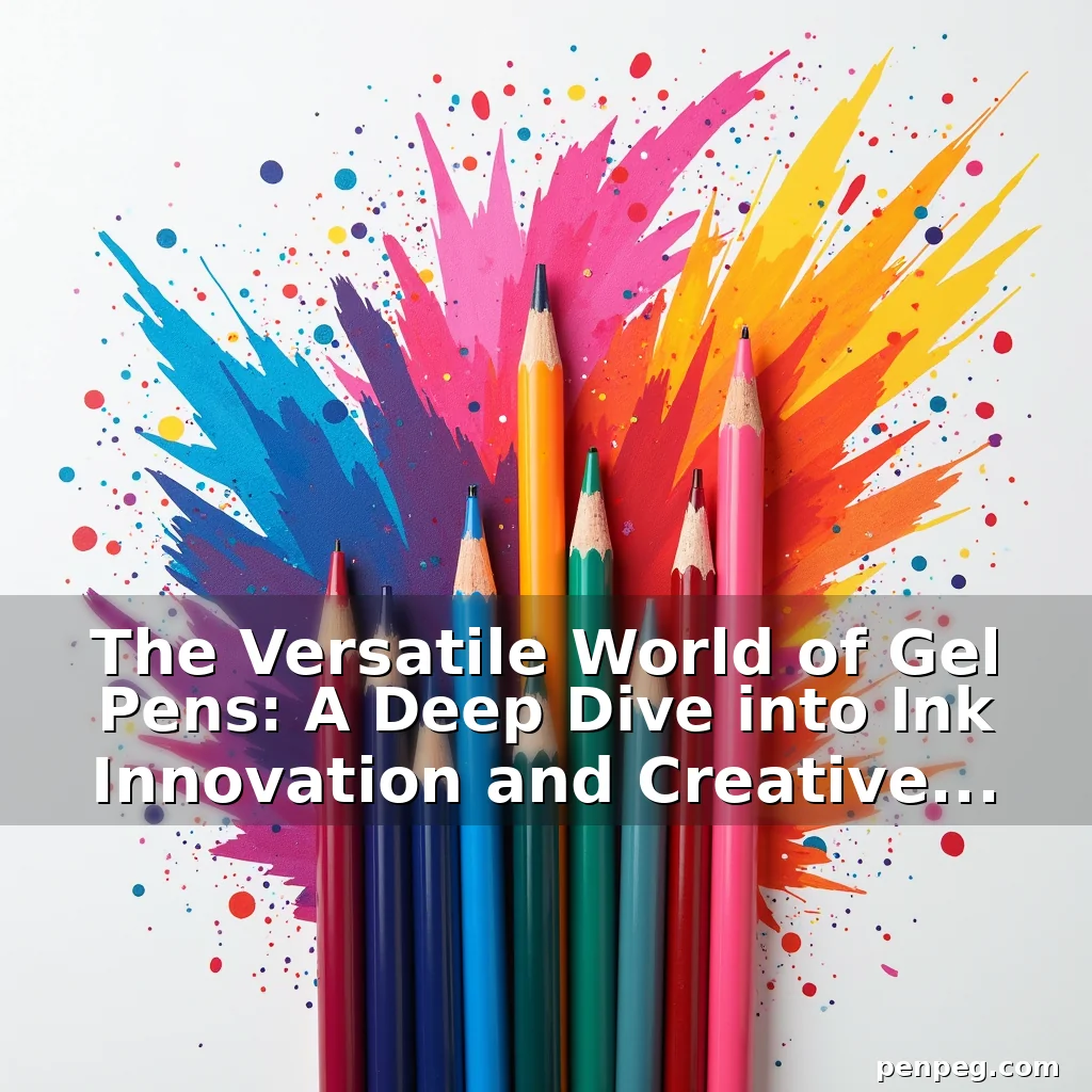 Read more about the article The Versatile World of Gel Pens: A Deep Dive into Ink Innovation and Creative Possibilities