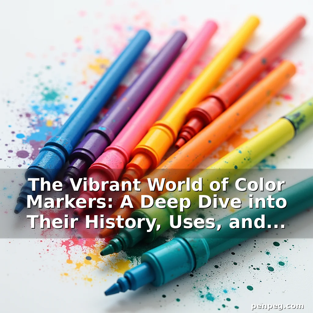 Read more about the article The Vibrant World of Color Markers: A Deep Dive into Their History, Uses, and Creative Potential