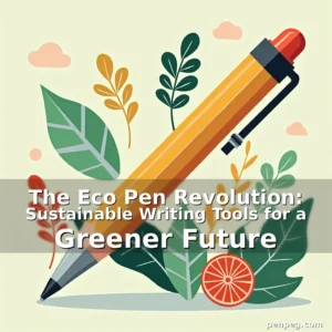 Read more about the article The Eco Pen Revolution: Sustainable Writing Tools for a Greener Future