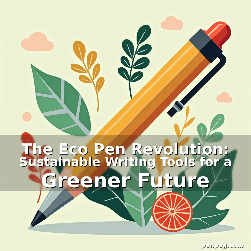 Read more about the article The Eco Pen Revolution: Sustainable Writing Tools for a Greener Future