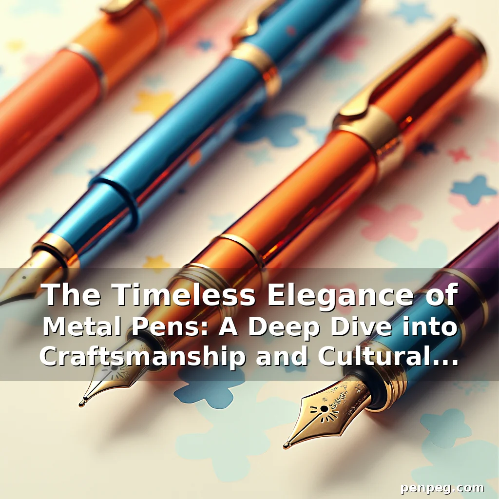 Read more about the article The Timeless Elegance of Metal Pens: A Deep Dive into Craftsmanship and Cultural Significance