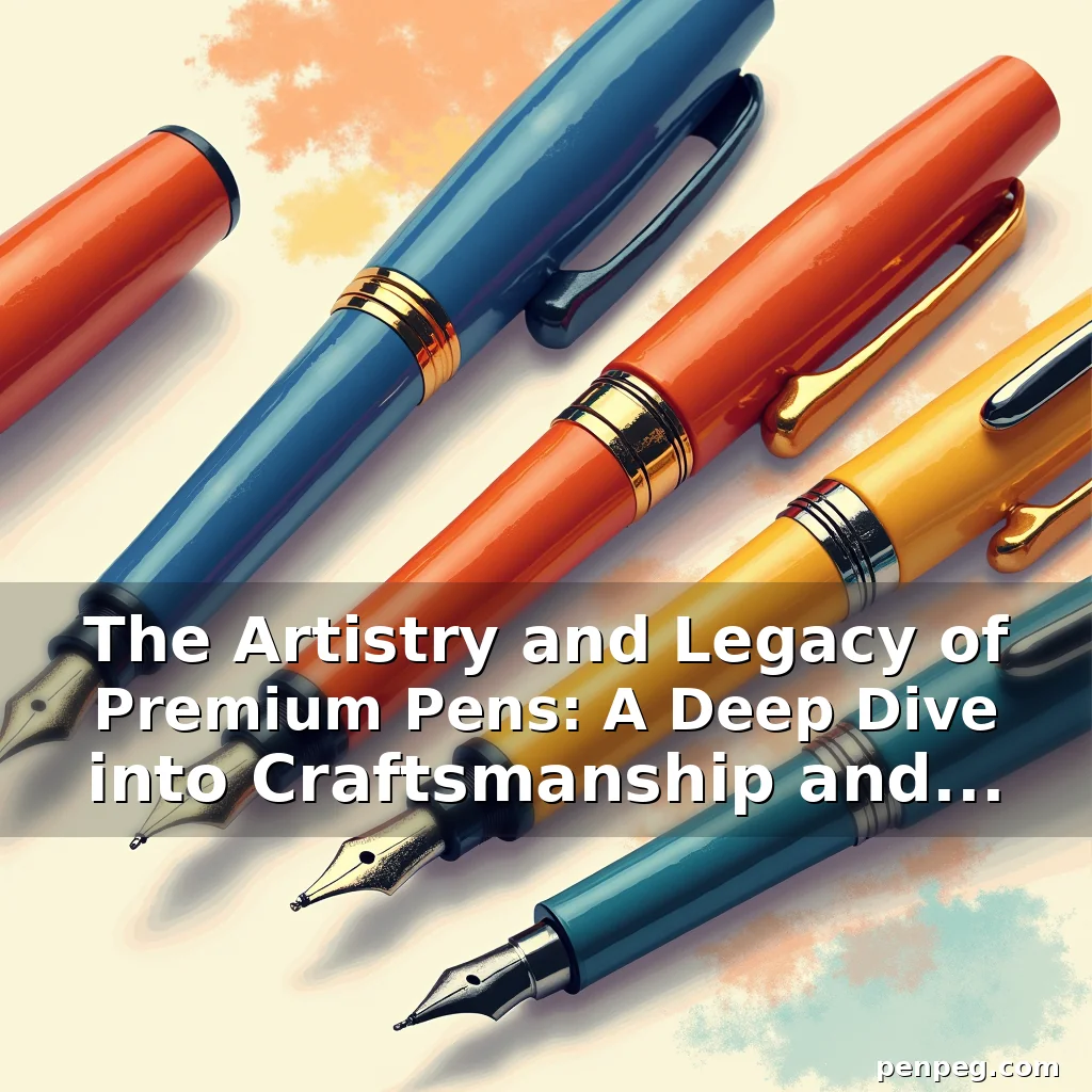 Read more about the article The Artistry and Legacy of Premium Pens: A Deep Dive into Craftsmanship and Collectibility