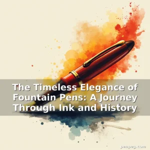 Artistic representation for The Timeless Elegance of Fountain Pens: A Journey Through Ink and History