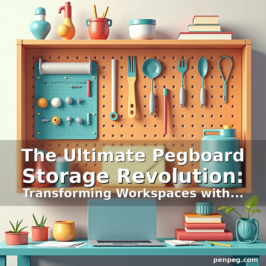 Read more about the article The Ultimate Pegboard Storage Revolution: Transforming Workspaces with Customizable Solutions