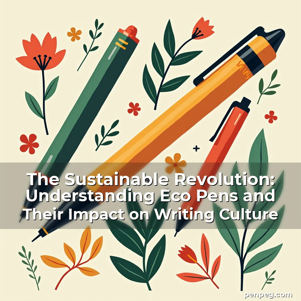 Read more about the article The Sustainable Revolution: Understanding Eco Pens and Their Impact on Writing Culture