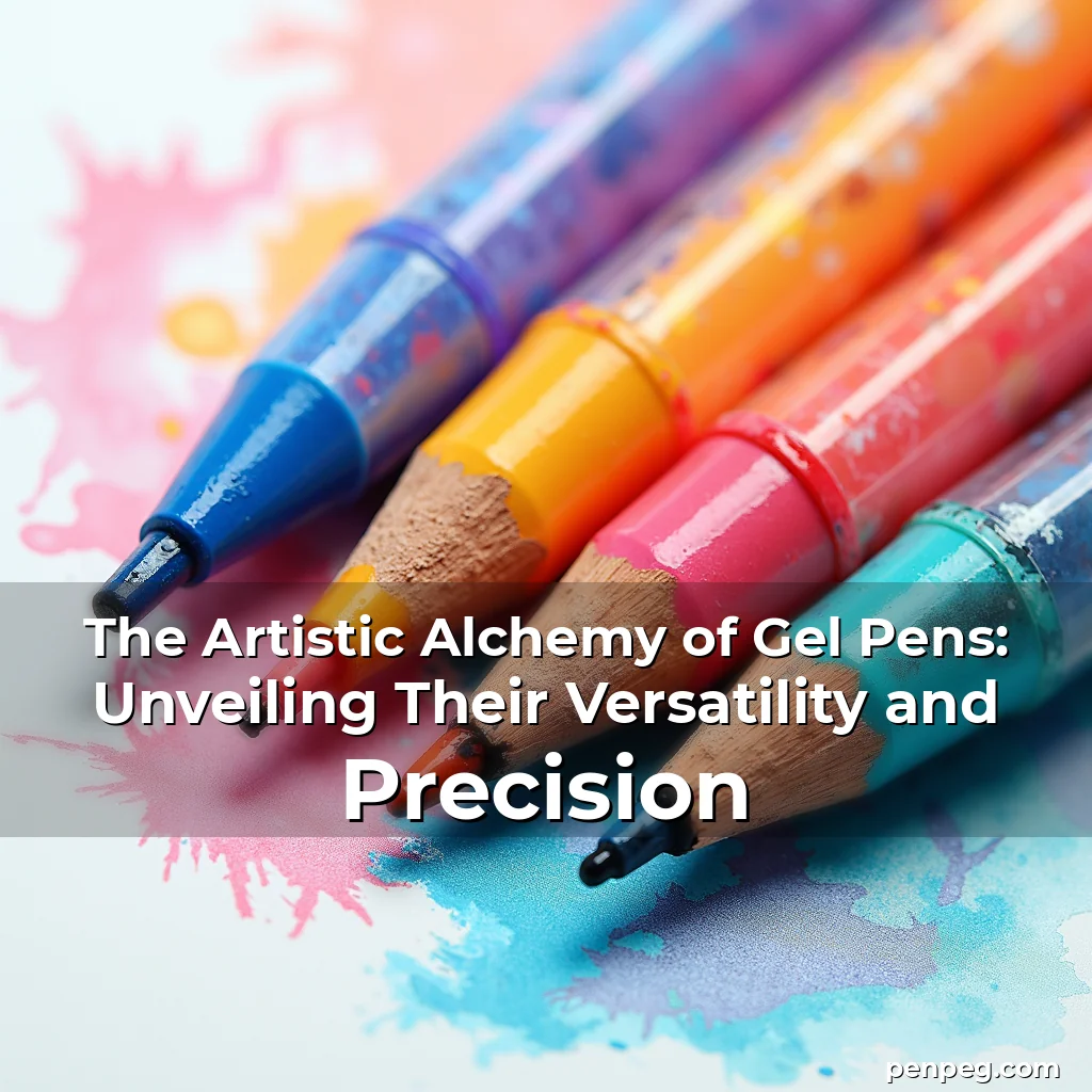 Read more about the article The Artistic Alchemy of Gel Pens: Unveiling Their Versatility and Precision